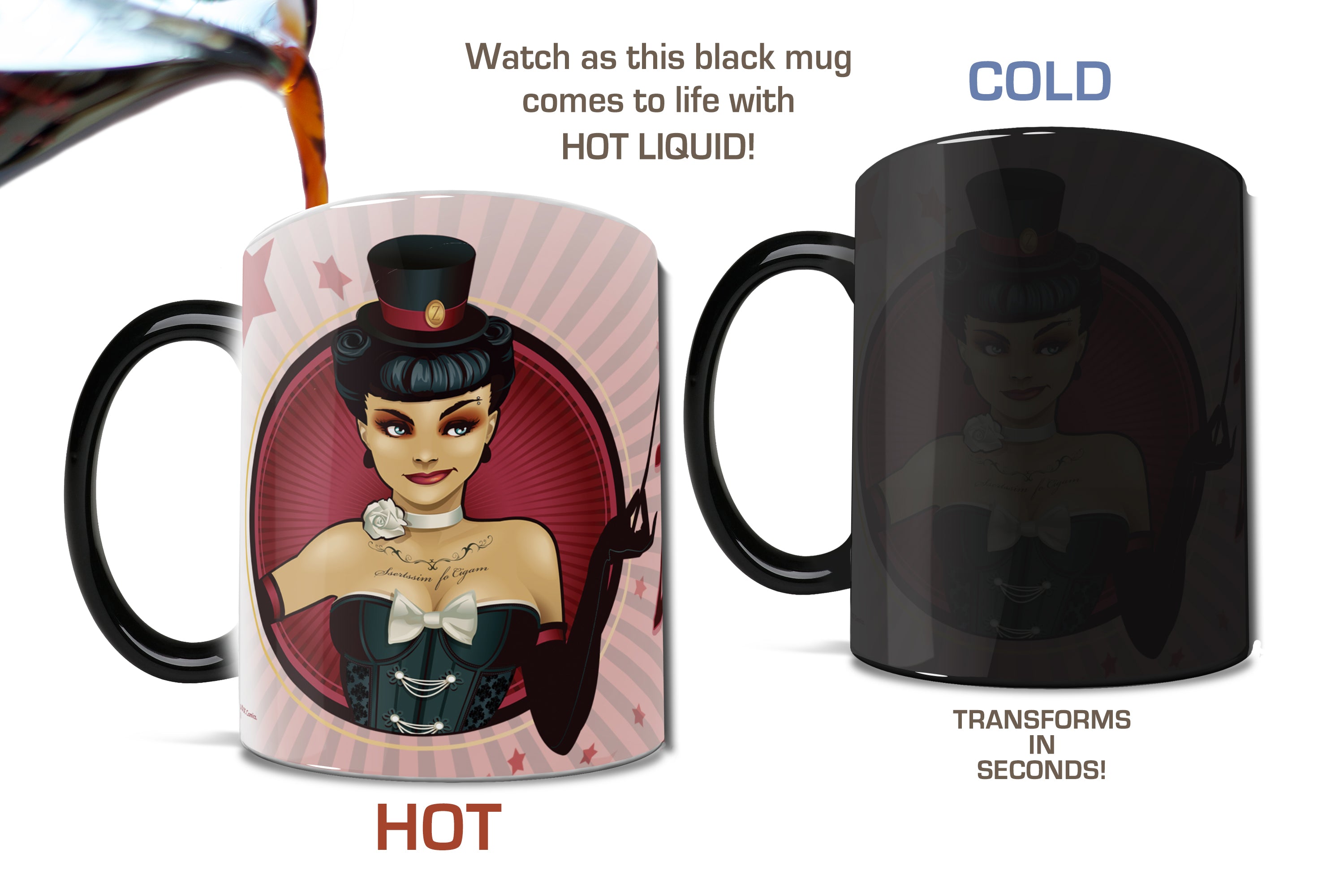 DC Comics (Justice League - Zatanna Bombshell) Morphing Mugs® Heat-Sensitive Mug MMUG088
